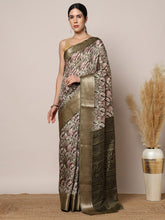 Printed Dola Silk Saree