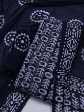 Printed Cotton Blend Unstitched Suit With Dupatta