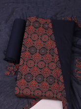 Printed Cotton Unstitched Suit With Pant Dupatta
