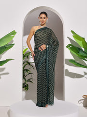 Printed Georgette Saree