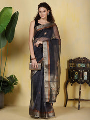 Woven Border Tissue Saree