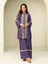 Embroidered Art Silk Kurti With Pant