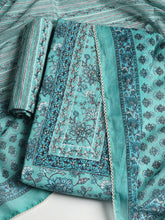 Printed Cotton Blend Unstitched Suit With Dupatta