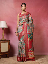 Printed Art-Tusser Saree