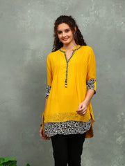 Plain Georgette Kurta