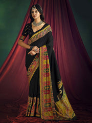 Plain Art Silk Saree