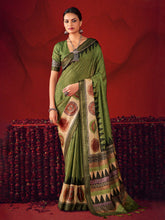 Digital Printed Art Silk Saree