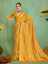 Digital Printed Art Silk Saree