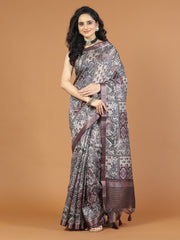Digital Printed Cotton Saree