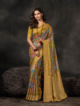 Printed Dola Silk Saree