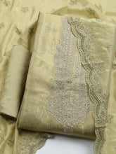Banarasi Tissue Unstitched Suit With Dupatta