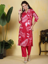 Printed Cotton Blend Kurta With Pants