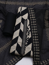 Embroidered Cotton Blend Unstitched Suit With Dupatta