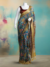 Printed Tussar Saree