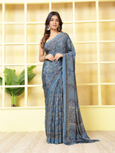 Digital Printed Crepe Saree