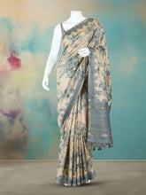 Digital Floral Printed Art Silk Saree