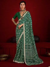 Gota Work Art Silk Saree