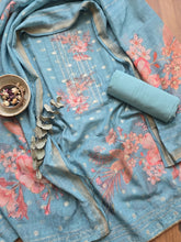 Printed Tissue Unstitched Suit With Pant & Dupatta