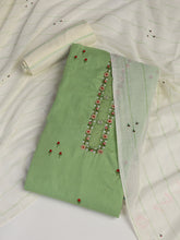 Printed Cotton Blend Unstitched Suit With Dupatta