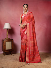 Printed Art-Tusser Saree