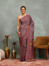 Digital Printed Crepe Saree