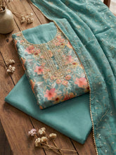 Embroidered Cotton Unstitched Suit With Pant