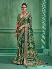 Woven Design Georgette Saree