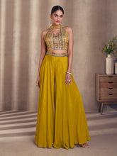 Embelished Chinon Suit With Pant & Dupatta