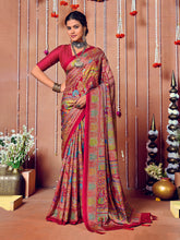 Printed Art Silk Saree