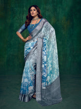 Printed Georgette Saree