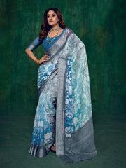 Printed Georgette Saree