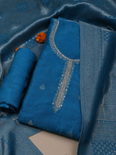 Kanjeevaram Chanderi Unstitched Suit With Dupatta