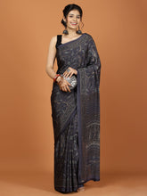 Digital Printed Crepe Woven Saree