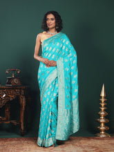 Woven Design Cotton Blend Saree