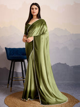 Embroidered Crepe Saree