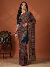 Embroidered Georgette Saree