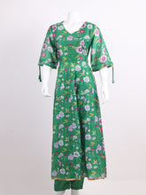 Printed Art Slik Kurta With Pant