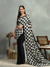 Embelished Crepe Saree