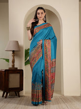 Digital Printed Art Silk Saree