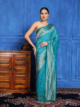 Zaari Jaal Crepe Saree