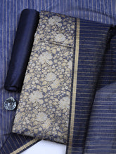 Banarasi Chanderi Unstitched Suit With Pant & Dupatta