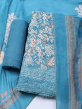 Printed Muslin Unstitched Suit With Dupatta