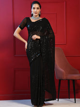 Embroidered Georgette Saree