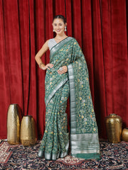 Digital Printed Art Silk Saree