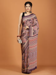 Digital Printed Crepe Woven Saree