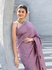Plain Crepe Saree