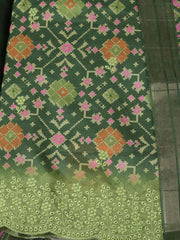 Woven Design Art Silk Unstitched Suit With Pant Dupatta