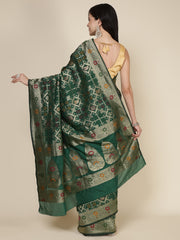 Border Zari Jaal Art Silk Woven Saree