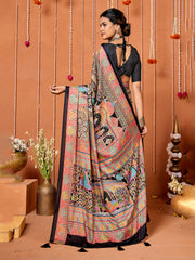 Printed Art Silk Saree