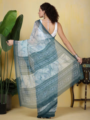 Digital Printed Georgette Saree